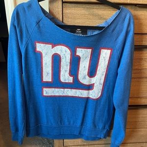 NFL Fan store New York Giants off the shoulder sweater